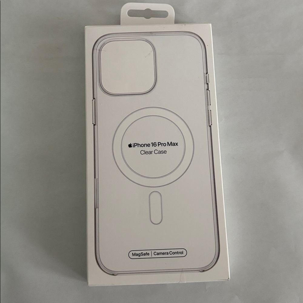 Genuine Apple clear case iPhone 16 Pro Max phone Case new open box